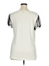 Allen B. by Allen Schwartz Silver Ivory Short Sleeve Top Size XL - photo 2