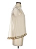 Papaya 100% Polyester Ivory Sleeveless Blouse Size S - photo 4