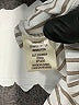 Max Studio Stripes Silver Long Sleeve Blouse Size M - photo 5