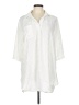 Unbranded 100% Polyester White Casual Dress Size L - photo 1