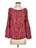 Unbranded 100% Polyester Red Long Sleeve Blouse Size S - photo 1