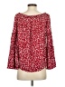 Unbranded 100% Polyester Red Long Sleeve Blouse Size S - photo 2