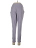 La Cera Solid Gray Purple Casual Pants Size L - photo 2