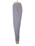 La Cera Solid Gray Purple Casual Pants Size L - photo 5