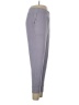 La Cera Solid Gray Purple Casual Pants Size L - photo 4