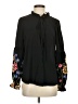 Shein 100% Polyester Black Long Sleeve Blouse Size 4 - photo 1