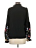 Shein 100% Polyester Black Long Sleeve Blouse Size 4 - photo 2