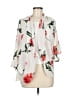 Emory Park Floral White Ivory 3/4 Sleeve Blouse Size M (estimated) - photo 1