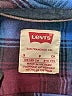 Levi's 100% Cotton Plaid Blue Long Sleeve Button-Down Shirt Size 8 - 10 - photo 3