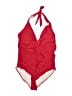 Unbranded Solid Red One Piece Swimsuit Size XXL - photo 1