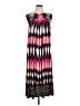 Boston Proper Print Pink Casual Dress Size 12 - photo 1