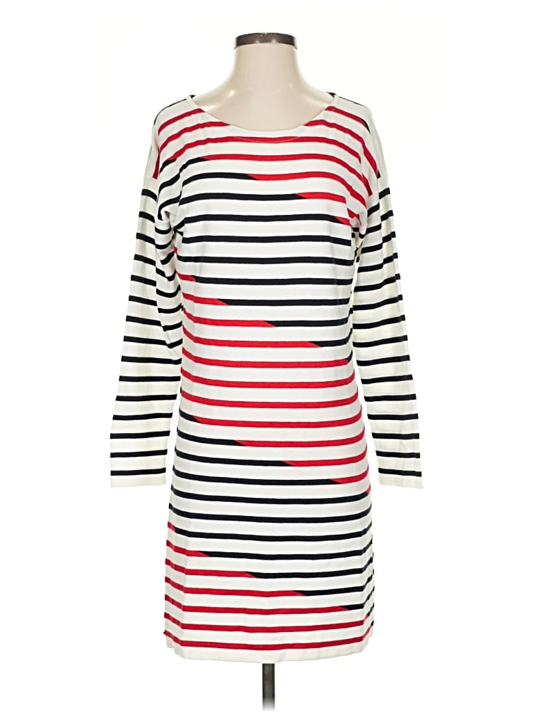 Pre-owned Lacoste Casual Dress In White