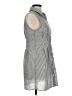 Shein Stripes Gray Casual Dress Size 6 - photo 4