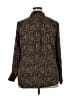 POPSUGAR 100% Polyester Animal Print Brown Long Sleeve Blouse Size XXL - photo 2
