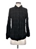 Rails 100% Rayon Argyle Black Long Sleeve Blouse Size S - photo 1