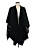 Ike Behar Black Poncho One size - photo 1