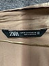 Zara 100% Polyester Tan Long Sleeve Blouse Size XS - photo 7