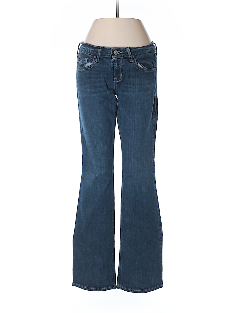 Hollister Solid Dark Blue Jeans Size 5 - 76% off | thredUP