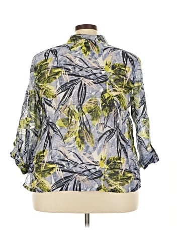 Hearts of Palm Woman 3/4 Sleeve Blouse (view 2)