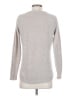 Pink Clover 100% Polyester Solid Silver Pullover Sweater Size S - photo 2