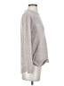 Pink Clover 100% Polyester Solid Silver Pullover Sweater Size S - photo 4