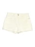 Reformation Jeans Ivory White Denim Shorts Size 29 waist - photo 1