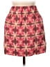 J.Crew Argyle Burgundy Silk Skirt Size 0 - photo 2