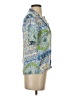 Zara Paisley Blue Short Sleeve Blouse Size XS - photo 4