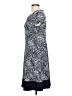 Connected Apparel Paisley Blue Casual Dress Size 10 - photo 5
