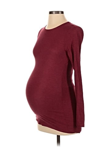 Beyond the Bump by Beyond Yoga Long Sleeve T-Shirt (view 1)