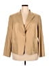 Emanuel Emanuel Ungaro Tan Silk Blazer Size 18 - photo 1