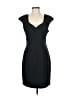 Amanda Taylor 100% Polyester Solid Black Cocktail Dress Size 8 - photo 1
