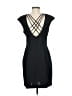Amanda Taylor 100% Polyester Solid Black Cocktail Dress Size 8 - photo 2