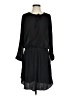 Pure Navy 100% Polyester Solid Black Casual Dress Size S - photo 1