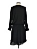 Pure Navy 100% Polyester Solid Black Casual Dress Size S - photo 2