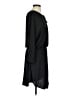 Pure Navy 100% Polyester Solid Black Casual Dress Size S - photo 4