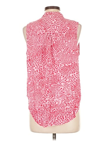Velvet Heart Sleeveless Button-Down Shirt (view 2)