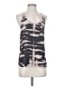 Gypsy 05 100% Silk Gray Sleeveless Top Size S - photo 1