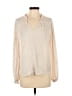 Cupcakes & Cashmere 100% Polyester Ivory Long Sleeve Blouse Size S - photo 1