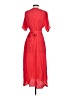 J.Crew 100% Viscose Red Cocktail Dress Size 4 - photo 2