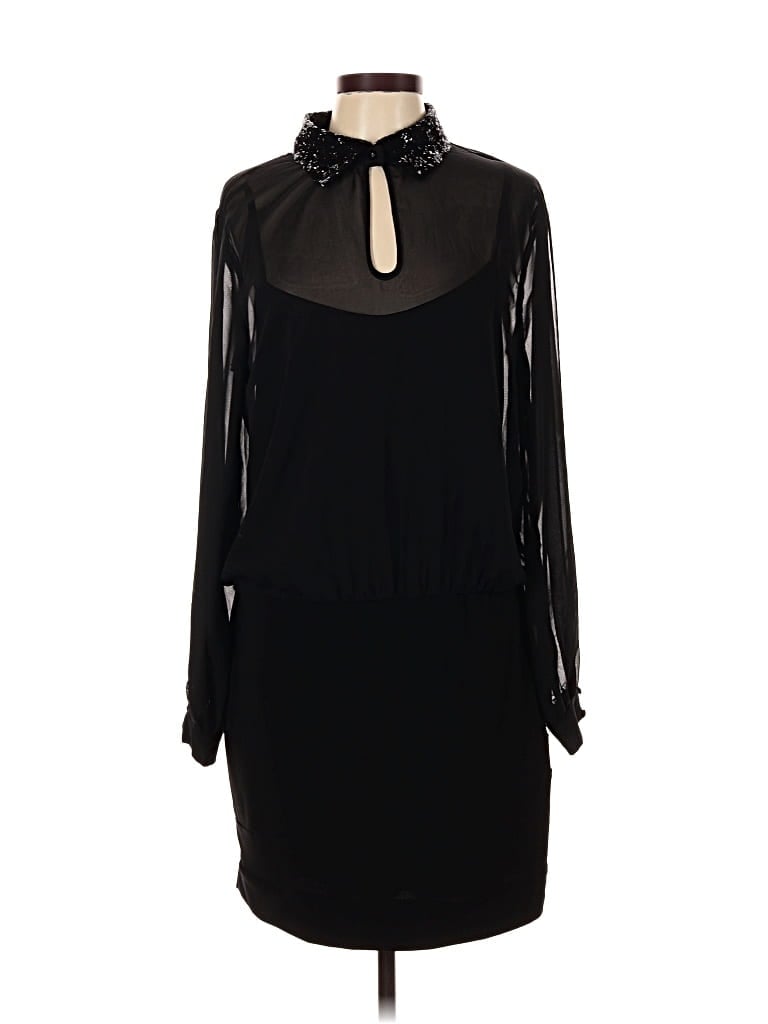 Pre-owned Bisou Bisou Cocktail Dress In Black