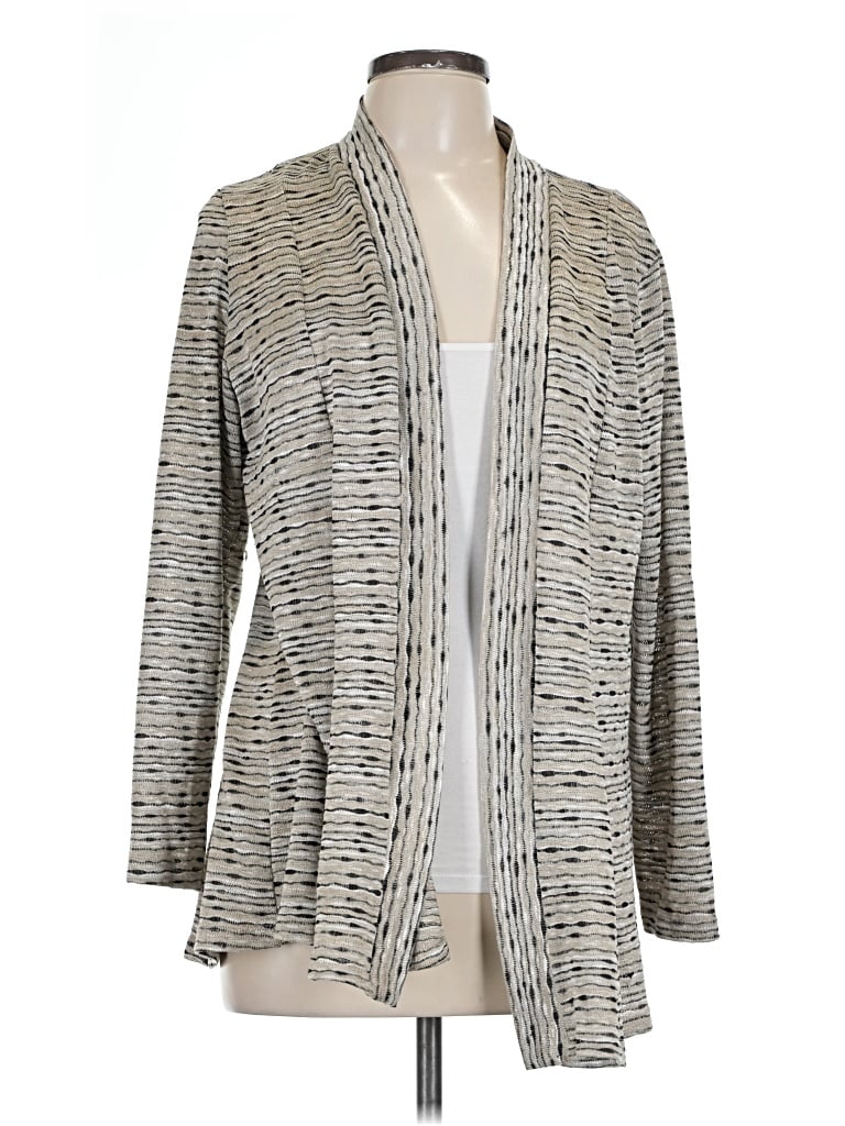 Pre-owned Susan Graver Kimono In Gray