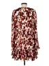 BCBGMAXAZRIA 100% Polyester Print Burgundy Cocktail Dress Size 6 - photo 2