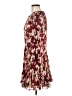 BCBGMAXAZRIA 100% Polyester Print Burgundy Cocktail Dress Size 6 - photo 5