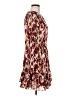 BCBGMAXAZRIA 100% Polyester Print Burgundy Cocktail Dress Size 6 - photo 4
