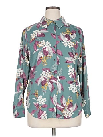 Motto Long Sleeve Blouse (view 1)