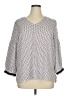 Tommy Hilfiger Polka Dots Ivory 3/4 Sleeve Blouse Size XL - photo 1