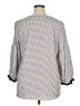 Tommy Hilfiger Polka Dots Ivory 3/4 Sleeve Blouse Size XL - photo 2
