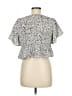 Shein Ivory Short Sleeve Blouse Size M - photo 2