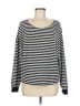 Pink Lily Stripes Black Pullover Sweater Size M - photo 1